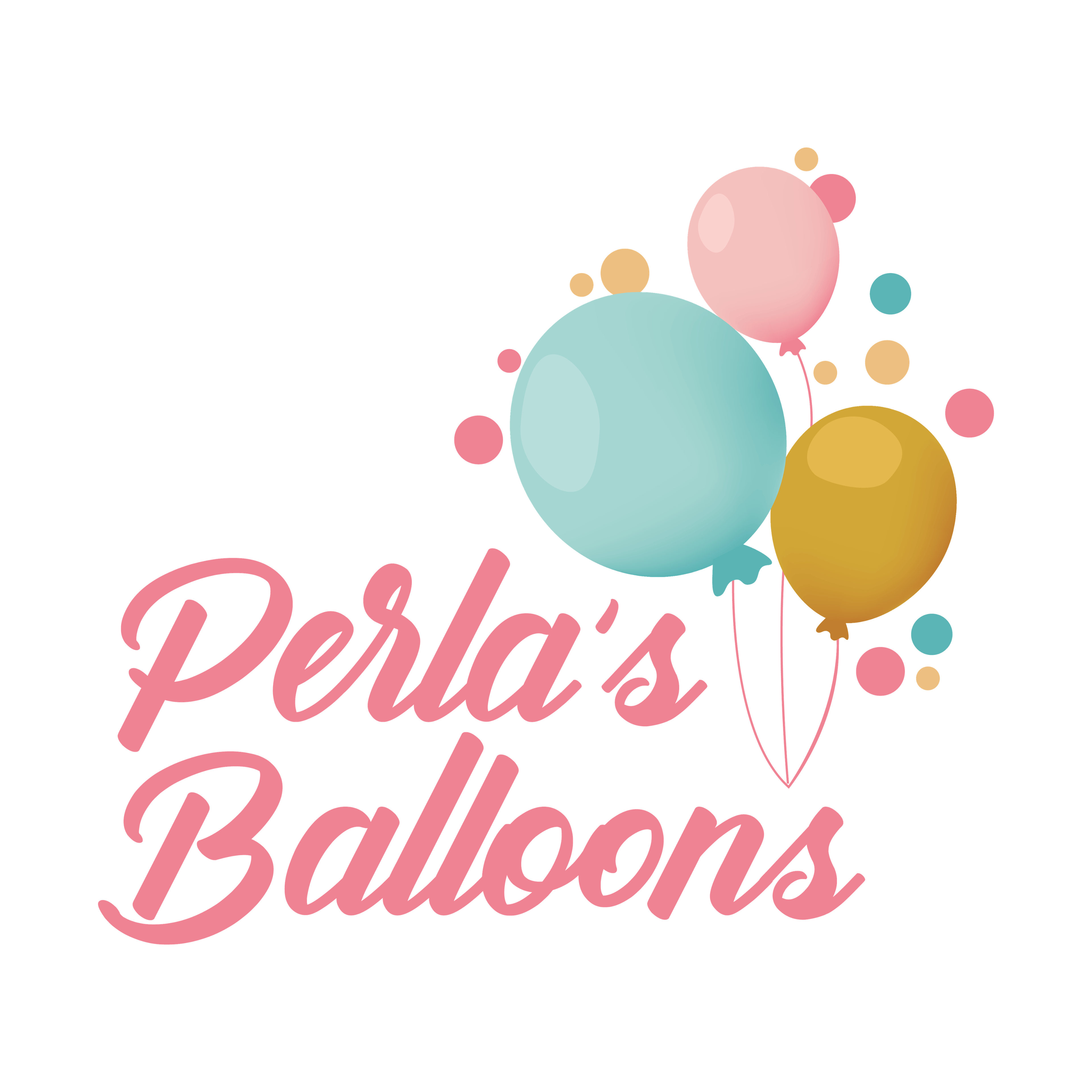 Logo de perla balloons